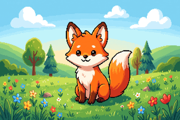 Pixel Art art style example